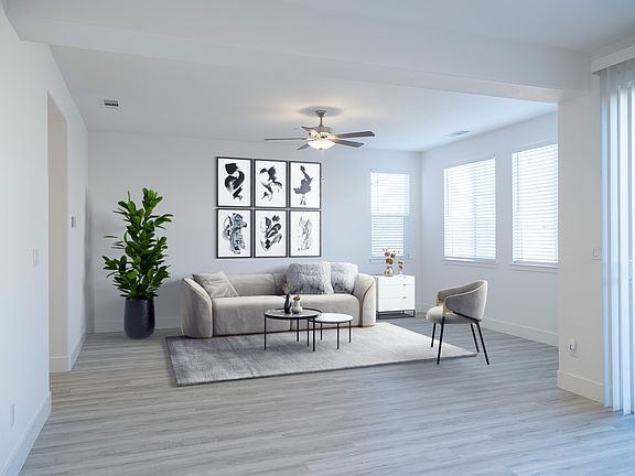 Virtually Staged Living Room