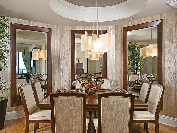 Grand dining area with seating for 8