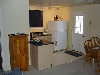 Another view of the kitchendining area