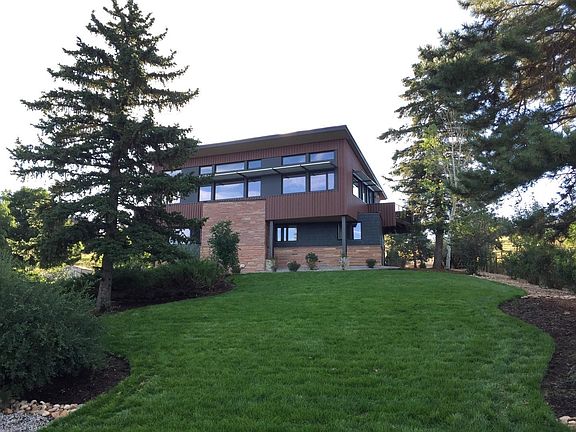 View looking east from street