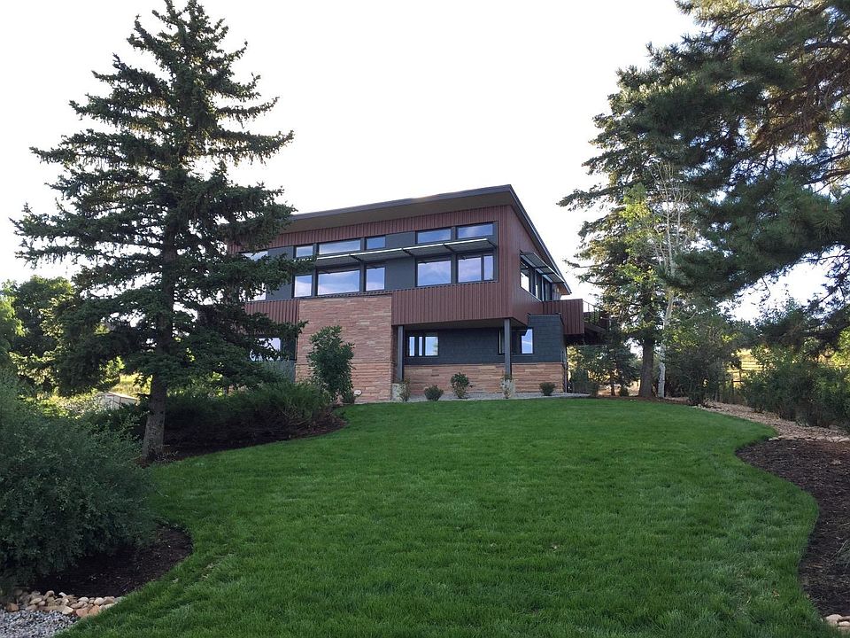 View looking east from street