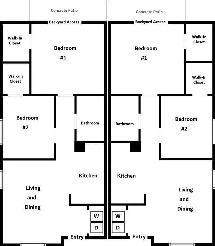 2 bed, 755 sqft, $1,100 — Photo 3
