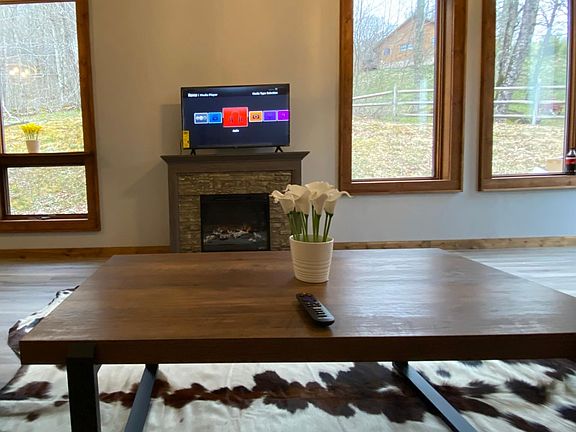 cozy fireplace for ambiance