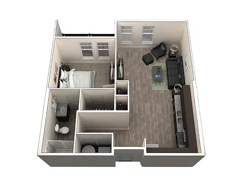 Floor plan Flat 102