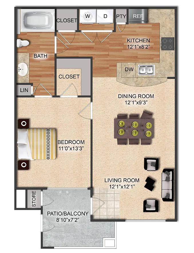 Floor plan A1