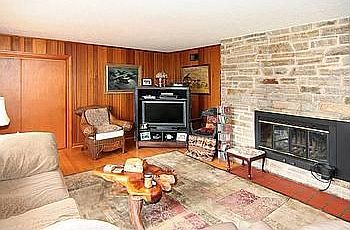 Living Room with Fireplace