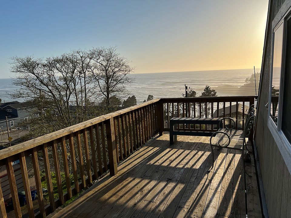 Afternoon sun on the private deck