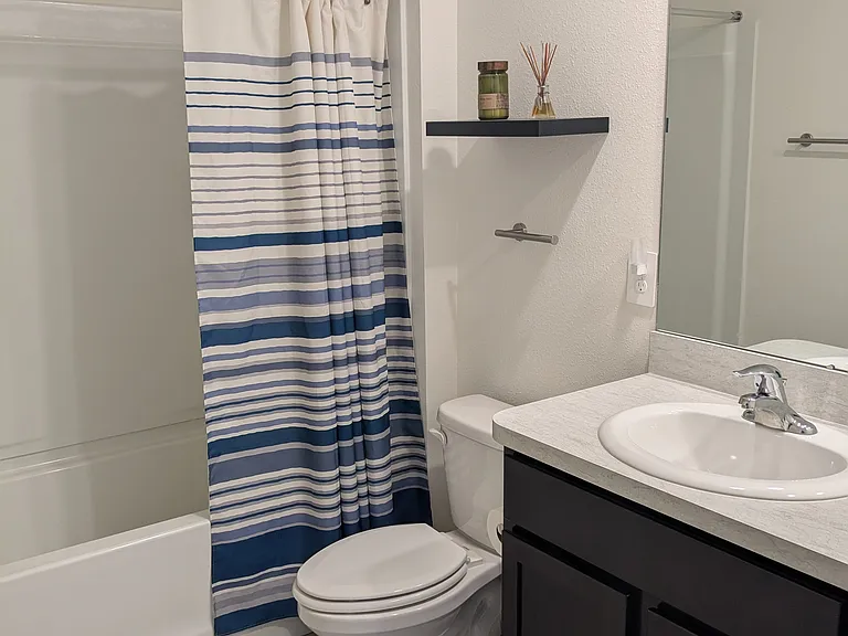 guest bathroom upstairs