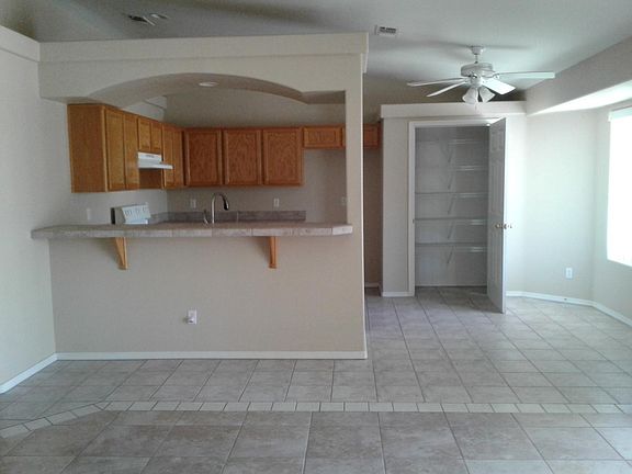 from living room looking into kitchen