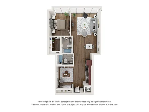 Floor plan C2-1-2BA