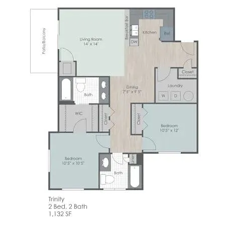Floor plan Trinity
