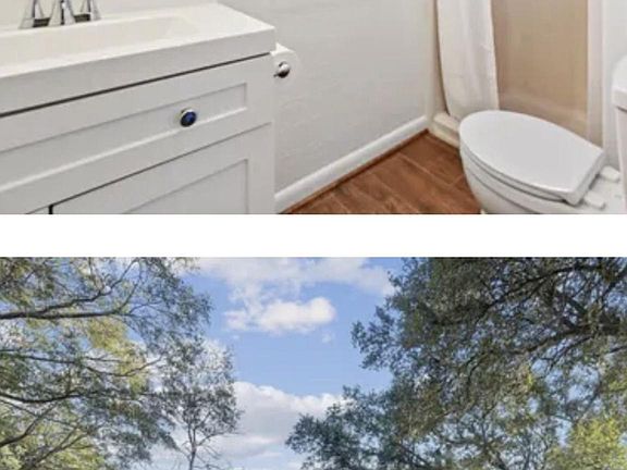 Shower bathroom for main bedroom. 
Backyard.