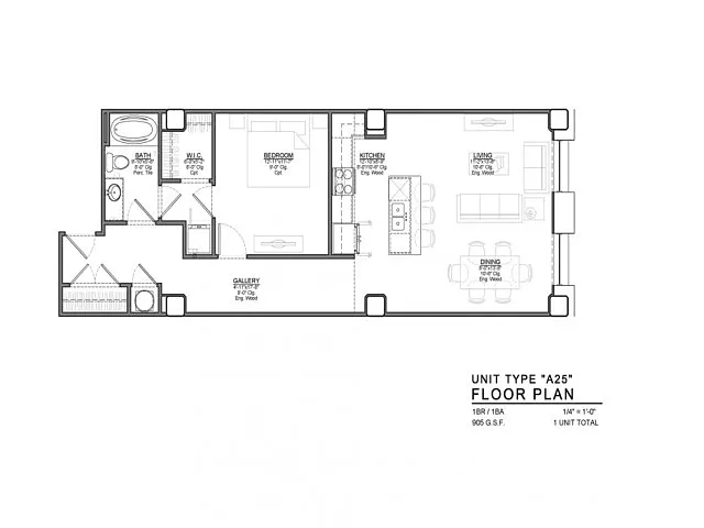 Floor plan A25
