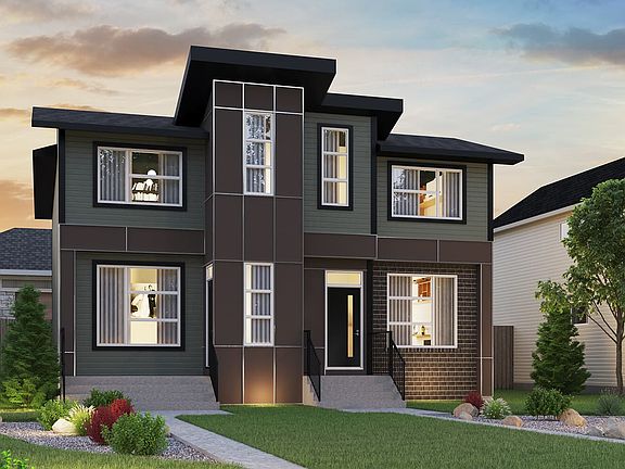 Brookfield Residential Semi D Contemporary Elevation