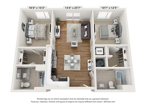 Floor plan The Potomac
