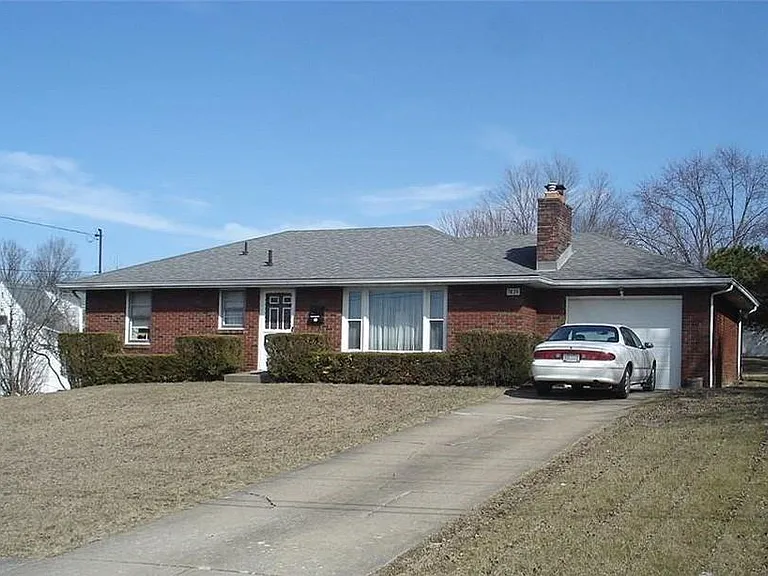 front of the house