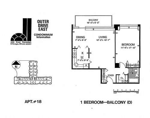 Floor plan Tier 18