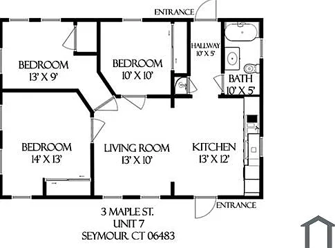3 bed, 864 sqft, $1,950 — Photo 2