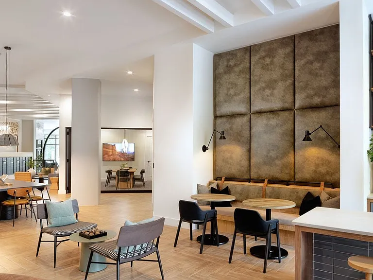 Multiple seating areas