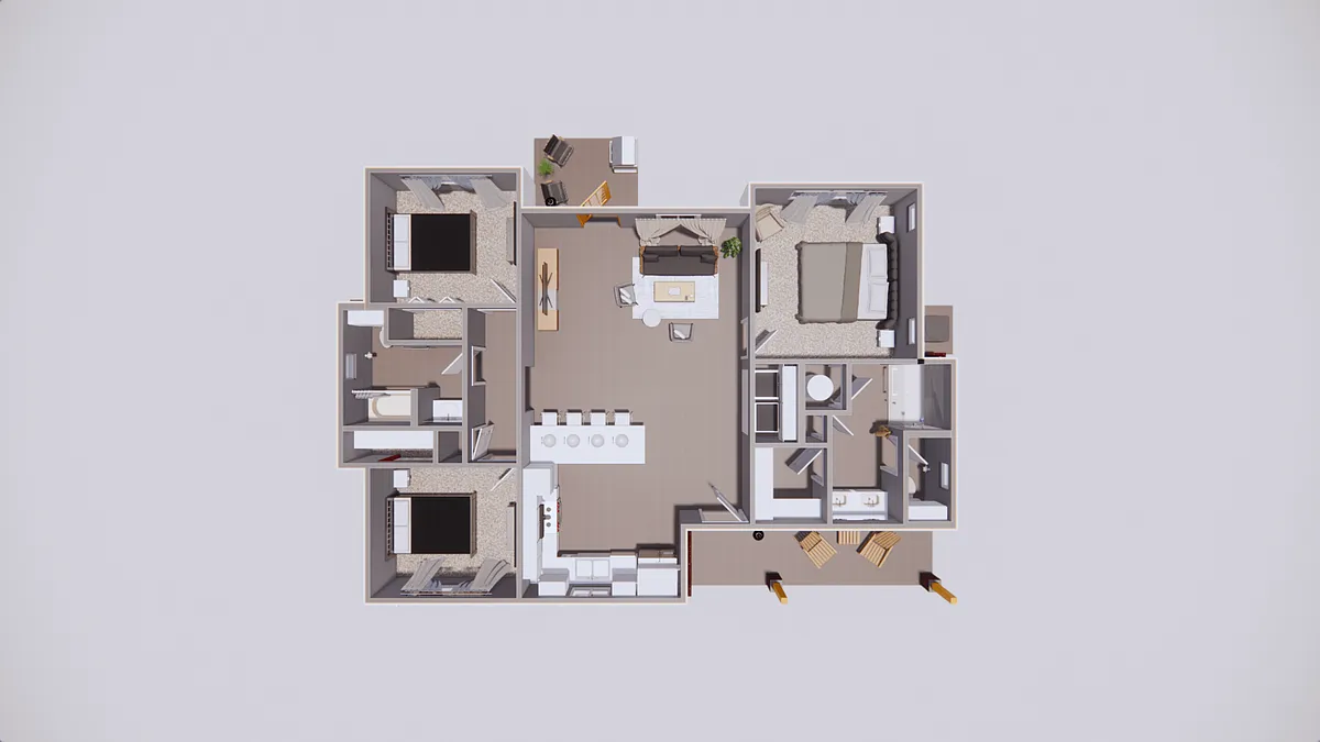 Floor plan 3 Bedroom