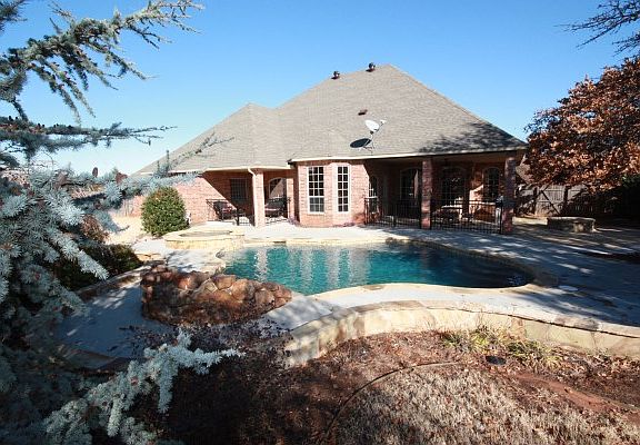 Backyard...pool, spa, pit