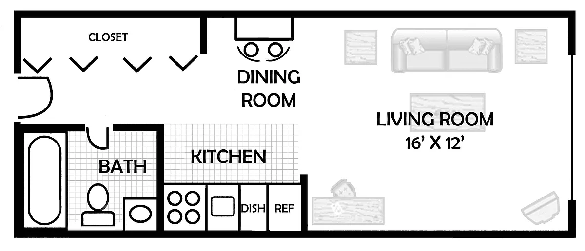Floor plan The Azalea