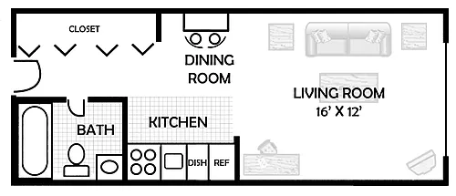 Floor plan The Azalea