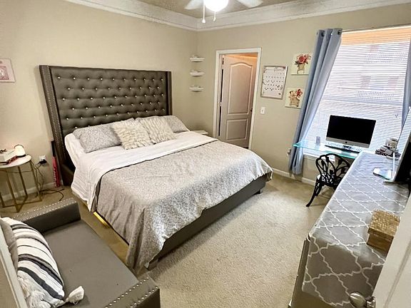 Furnished master bedroom