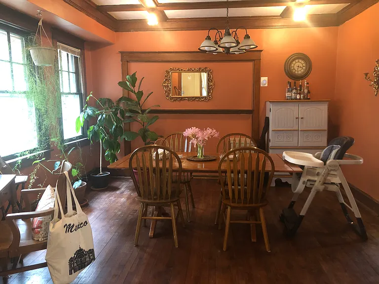 Large formal dining room.