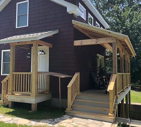 Cottage and porch entrance