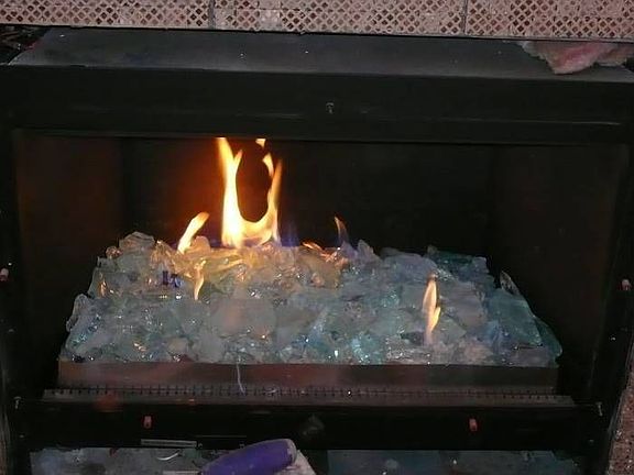 Fire and Ice Fireplace