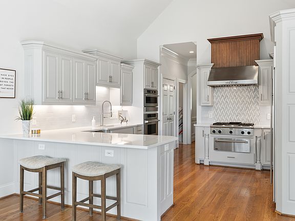 Gourmet kitchen with all the supplies you would need for cooking a meal with your family.