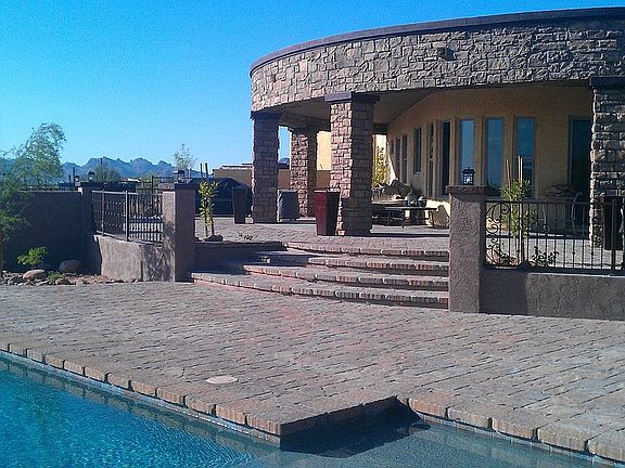 Belgard Paver Patio and Grand Staircase