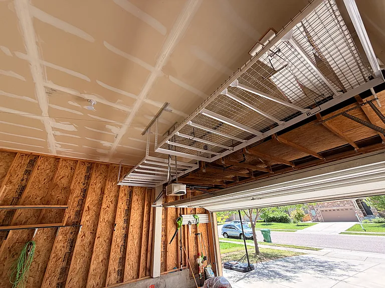 Garage overhead storage 2X 32 Sqft/Bike storage hooks