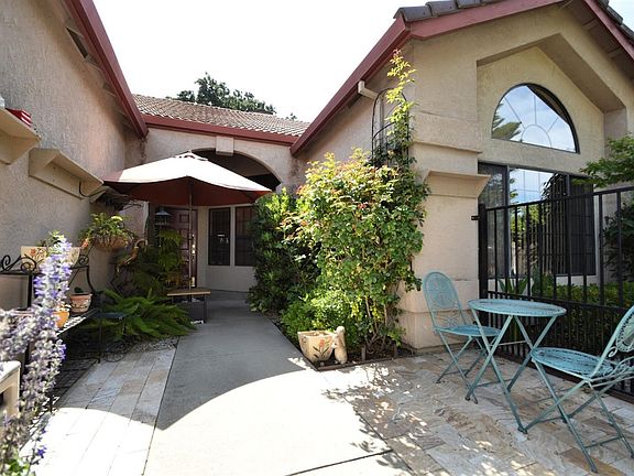 View of the quaint courtyard