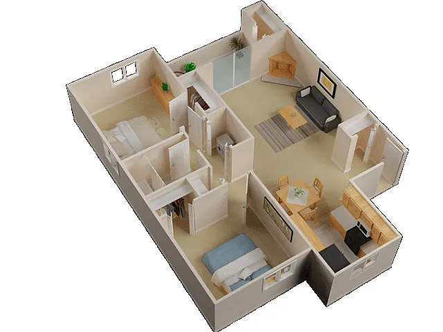 Floor plan Dorchester Renovated Short Term Lease