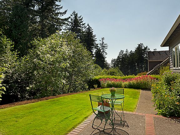 Backyard with Gardens