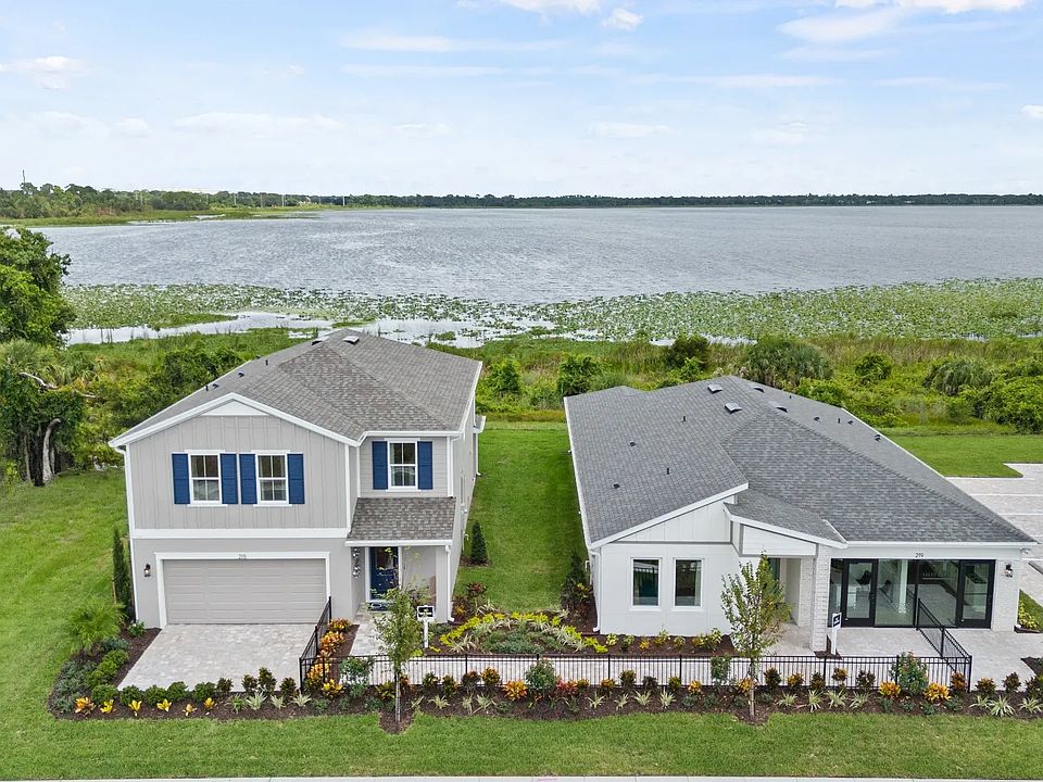 Willowbrook North Model Homes, The Castaway and the Ponte Vedra situated on Lake Fannie located inWi