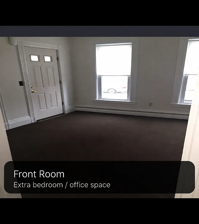 Bedroom 2 or great office or roommate space as it has its own entrance and porch.