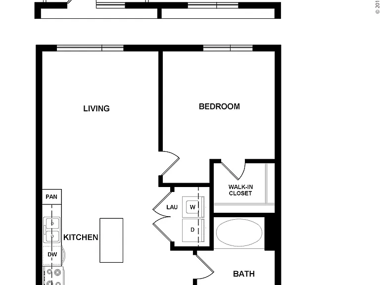One Bedroom Apartment in Argon with spacious living spaces