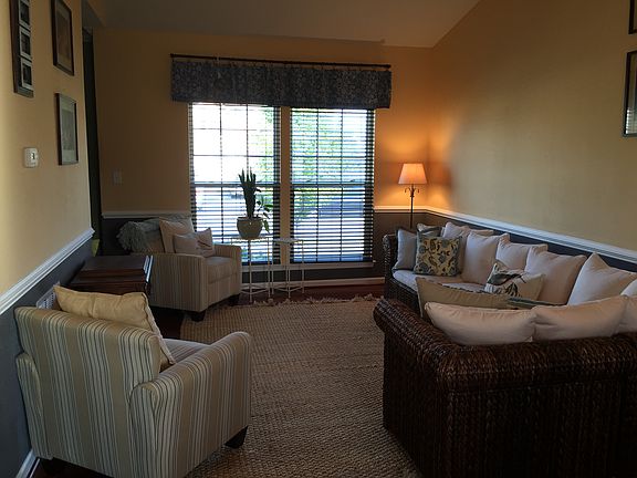 Living Room with Cathedral Ceiling