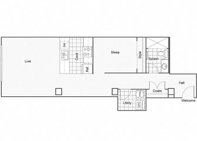 Floor plan Minkhoff