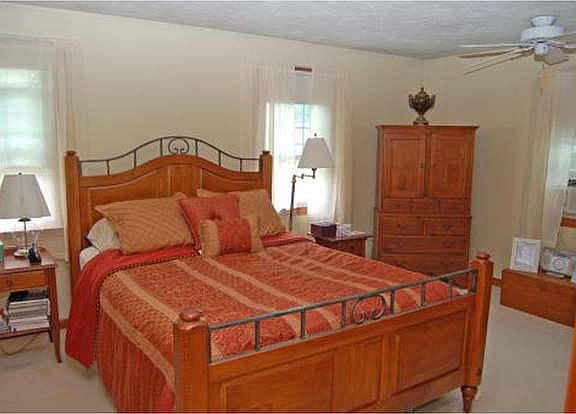 Master bedroom, king size bed and still plenty of room! Pic from 2011 listing.