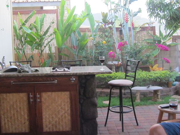 Outside kitchen