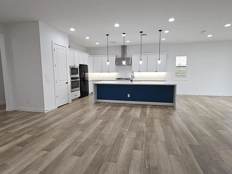 Kitchen and dining area