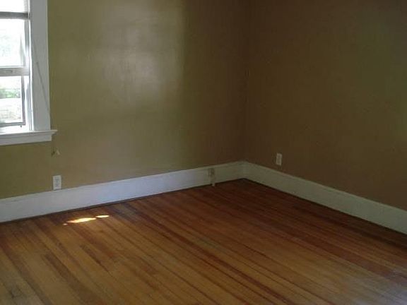 bedroom with two closets