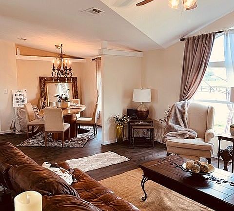 Living Room and Dining Area