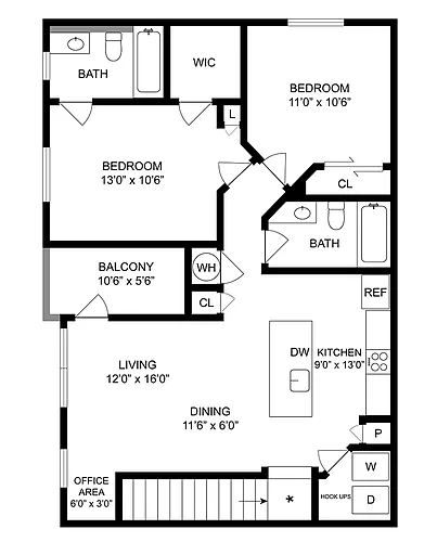 Floor plan Rose