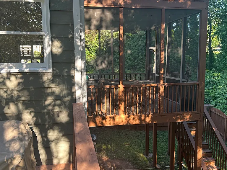 Second Level Deck Outside View