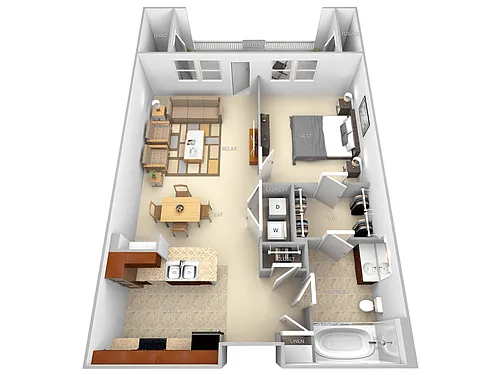 Floor plan The Milan